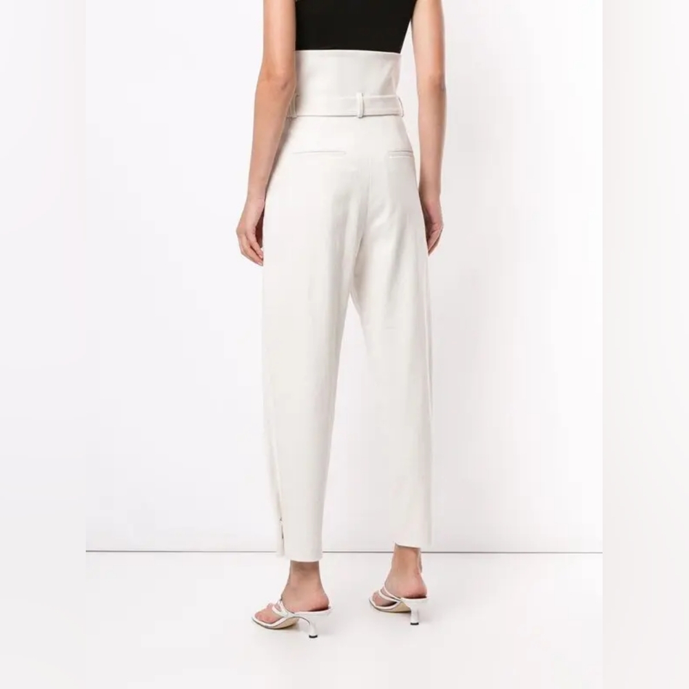 10. NWT IRO CAELIA HIGH-WAISTED TROUSERS SIZE 34 / US 2 - Picture 3 of 13